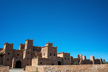 View of historic Ait Benhaddou in Morocco