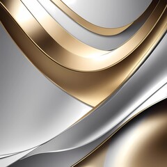 High quality, gold and silver overlapping, gradient background