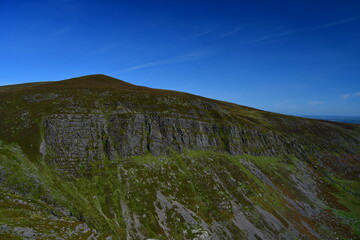 View from the top of the Comeragh mountain