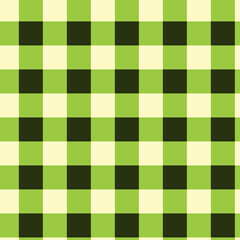 Scottish pattern in green and dark green cage. fabric texture. Vector illustration. Patrick's day