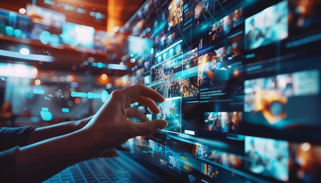 Video Marketing Excellence, video marketing excellence with an image showing captivating video content being shared across social media platforms, AI