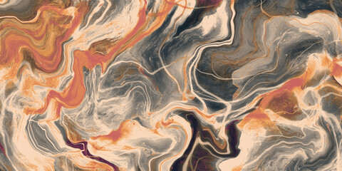 Abstract swirl background of colorful liquid liner. Texture of liquid. Stylish marble wave texture...