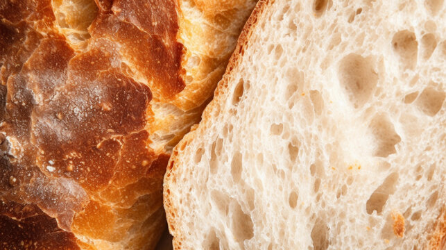 Artisanal sourdough bread with a robust crust and open crumb, ideal for gourmet sandwiches.
