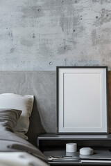 Vertical Empty Frame Mockup Concept, Frame blank mock up