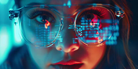 Programmer or IT person in glasses