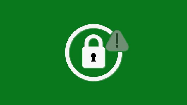 Security lock warning icon isolated .lock icon.