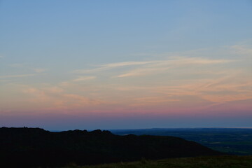 Sunset in the Comeragh mountains