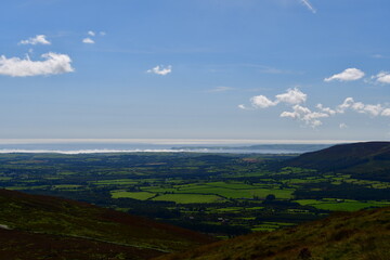  View from the top of the Comeragh mountain