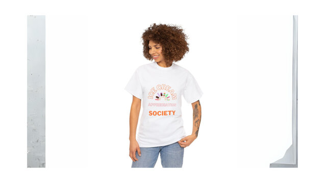 Indulge your passion for ice cream with this charming Graphic Tee Women's Slogan T-Shirt, perfect for any ice cream lover in your life. Featuring a stylish design and a playful slogan, this tee .