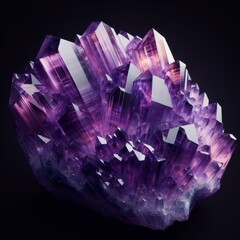 Close-up of an amethyst