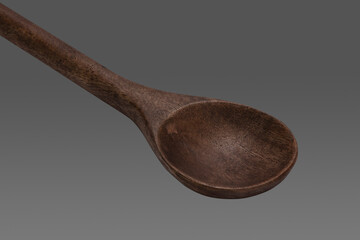 spoon, wooden, isolated, wood, kitchen, utensil, 