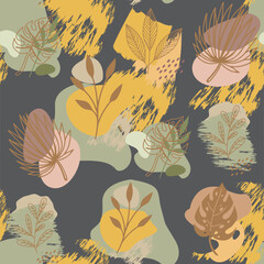 seamless pattern with flowers