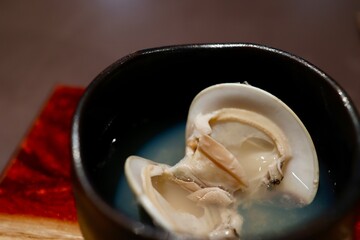 ハマグリのスープ