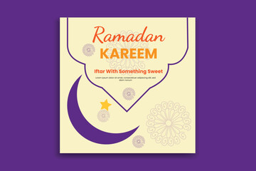 ramadan kareem banner design social media post