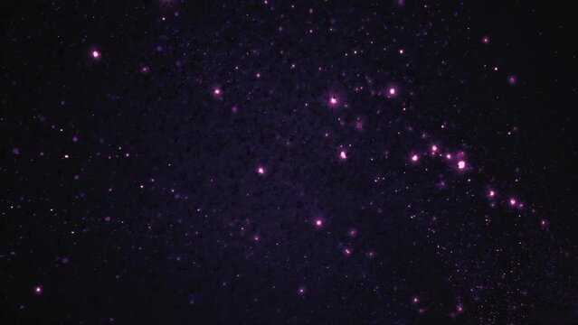 Purple stars galaxy animation background 