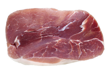 british uncooked gammon steak isolated