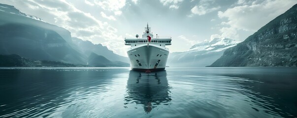 A hospital ship travels to disaster zones across the world a beacon of hope and innovation on international waters - obrazy, fototapety, plakaty
