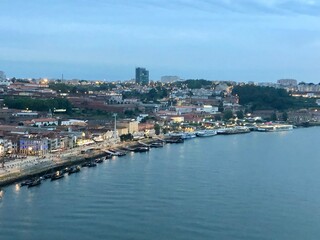 Naklejka na ściany i meble Aerial View of Oporto, Porto, Portugal