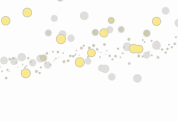 transparent Golden defocused lights