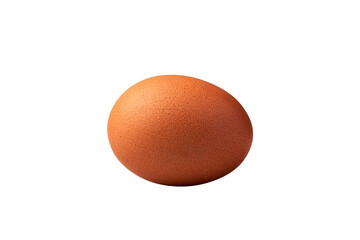 Pure egg isolated with clipping path on grey gradient