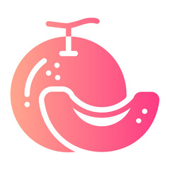melon gradient icon