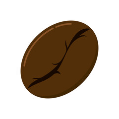 Coffee bean icon vector