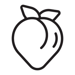 peach line icon