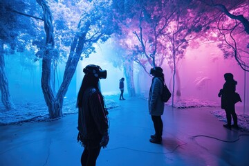 immersing people in a surreal and interactive digital environment