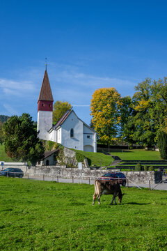 Old Church St. Margaretha, Village of St. Margarethen in the Canton of St. Gallen, Switzerland