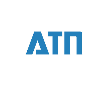 ATN logo design vector template