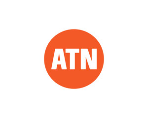 ATN logo design vector template
