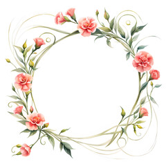 mini-carnation-floral-frame-dominates-a-minimalist-style-flat-illustration-watercolor-essence