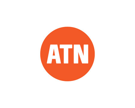 ATN logo design vector template