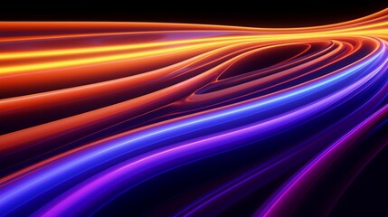 abstract background with colorful neon lines Modern wallpaper