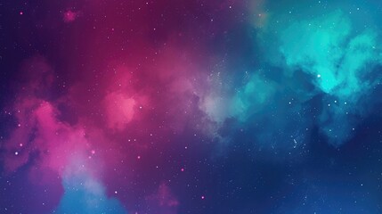blank cosmic background of vector art with colorful, fun, abstract