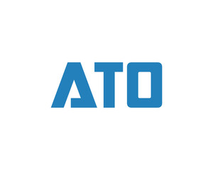 Obraz premium ATO logo design vector template