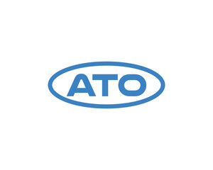 Obraz premium ATO logo design vector template