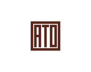 ATO logo design vector template