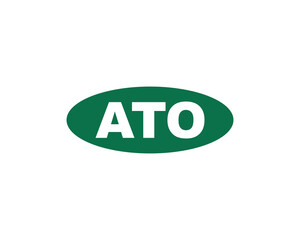 ATO logo design vector template
