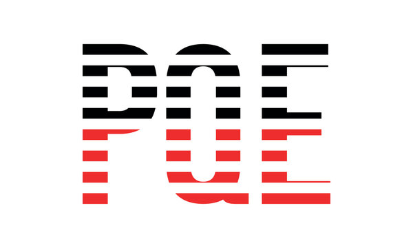 PQE three initial letter iconic line negative space minimal logo design vector template. monogram, abstract, wordmark, business, typography, minimalist, brand, company, flat, modern, unique, simple