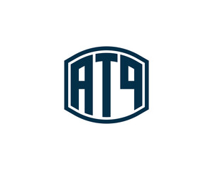 ATQ logo design vector template