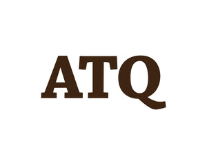 ATQ logo design vector template