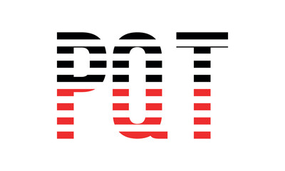 PQT three initial letter iconic line negative space minimal logo design vector template. monogram, abstract, wordmark, business, typography, minimalist, brand, company, flat, modern, unique, simple