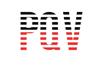 PQV three initial letter iconic line negative space minimal logo design vector template. monogram, abstract, wordmark, business, typography, minimalist, brand, company, flat, modern, unique, simple