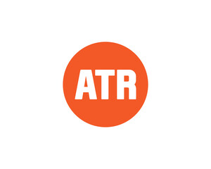 ATR logo design vector template