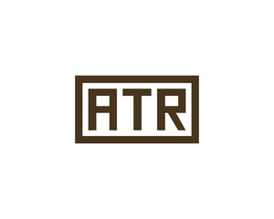 ATR logo design vector template