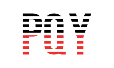 PQY three initial letter iconic line negative space minimal logo design vector template. monogram, abstract, wordmark, business, typography, minimalist, brand, company, flat, modern, unique, simple