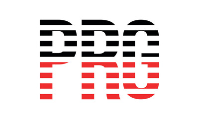 PRG three initial letter iconic line negative space minimal logo design vector template. monogram, abstract, wordmark, business, typography, minimalist, brand, company, flat, modern, unique, simple