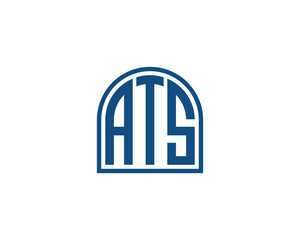ATS logo design vector template
