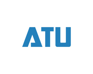 Obraz premium ATU logo design vector template